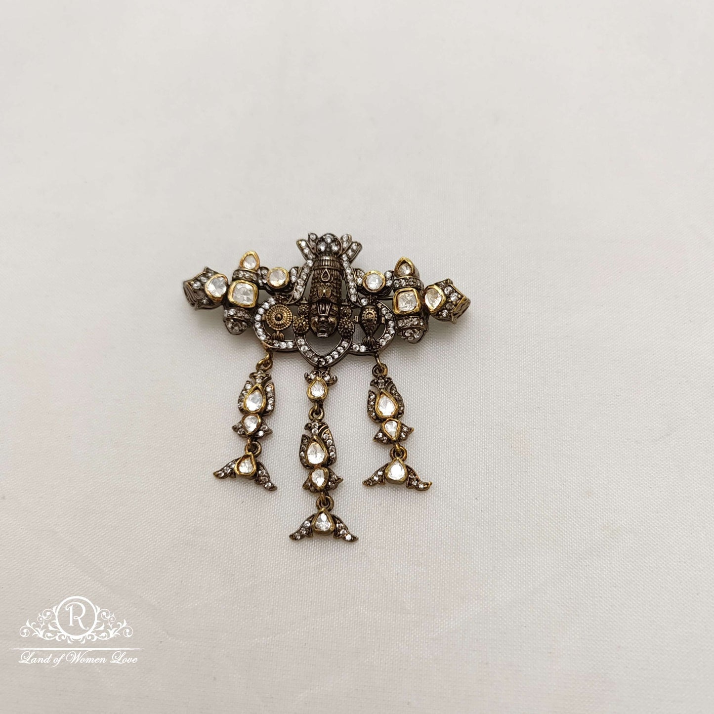 pendant silver balaji victorian pendant -rcc098 92.5 silver ramala jewelry / ramala collections