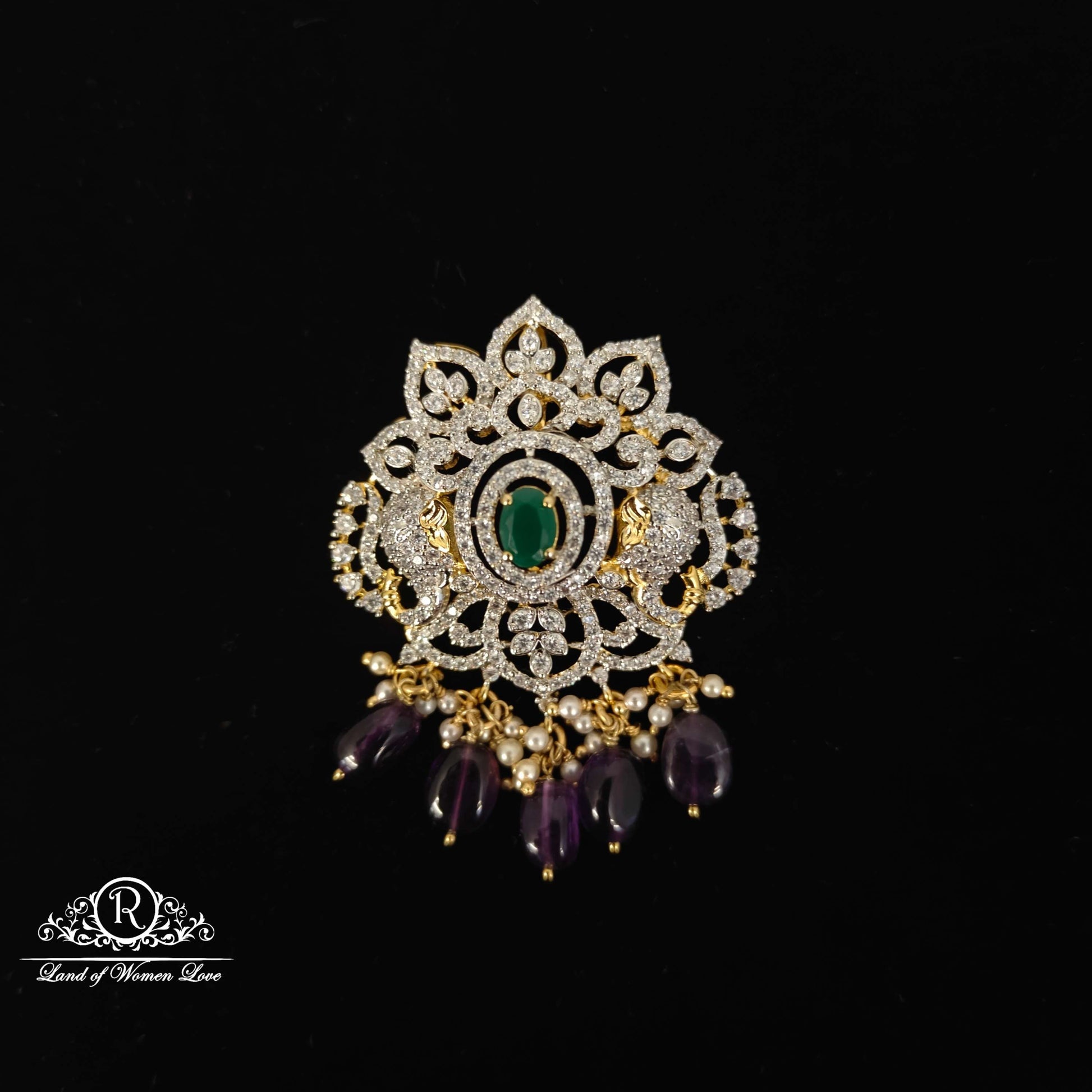 pendant diamond finishing silver pendant-rc94-90m05 92.5 silver ramala jewelry / ramala collections