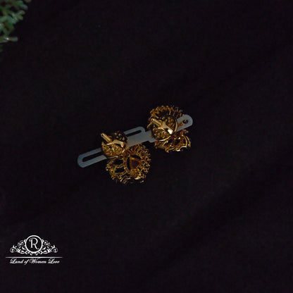 Silver CZ- stone earrings -RCDS426