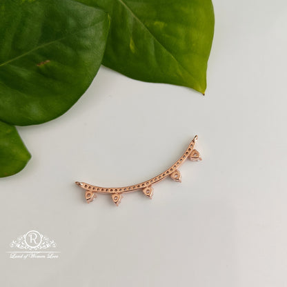 Silver rose gold polish locket -RCRB14-5