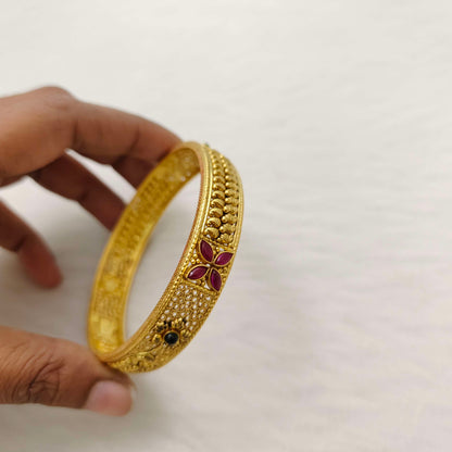 bangle silver bangle-rcv266 ruby 92.5 silver ramala jewelry / ramala collections