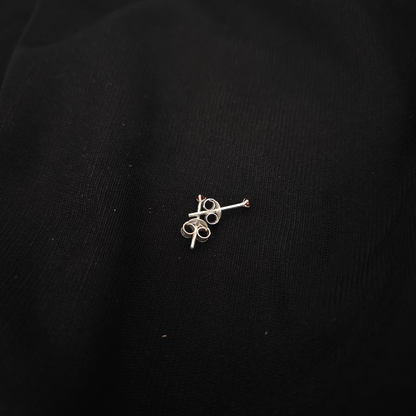 92.5 silver simple and Cute earrings - RCHS46-01