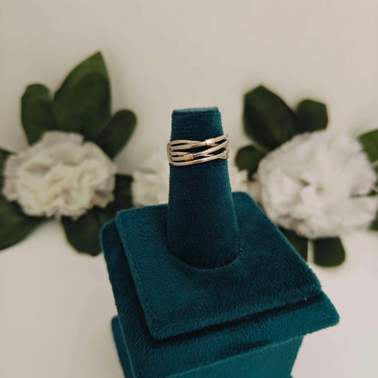 Simple and Cute silver finger ring -RCH657