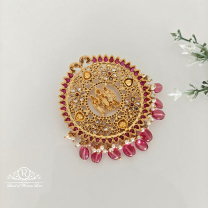 CZ-stones Ram parivar Design pendant