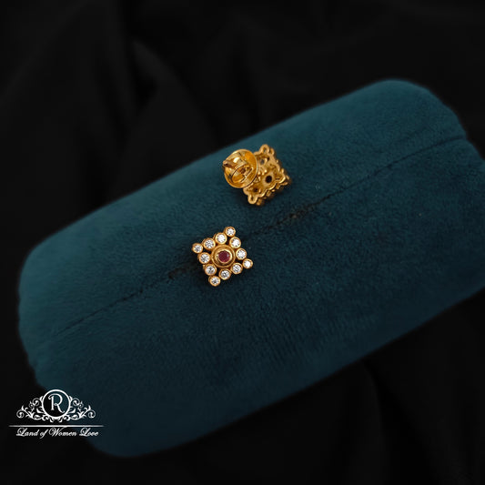 92.5 silver simple and Cute earrings - RCBG066