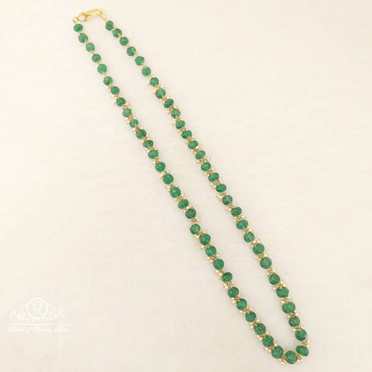 Silver Pumpkin Beads Chain-H080-1