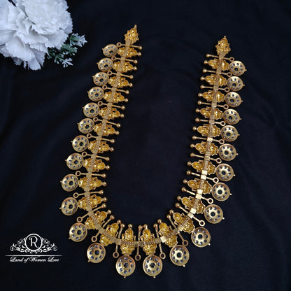 Silver bottu mala with lakshmi devi haram - RCCP251