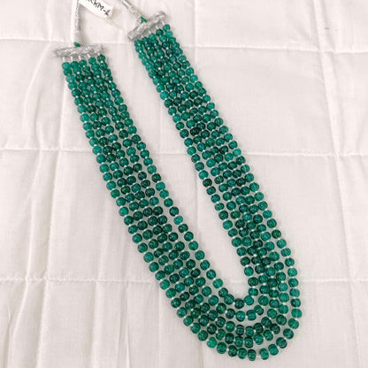 Green Pumpkin 5 Lines Beads-RCMB40