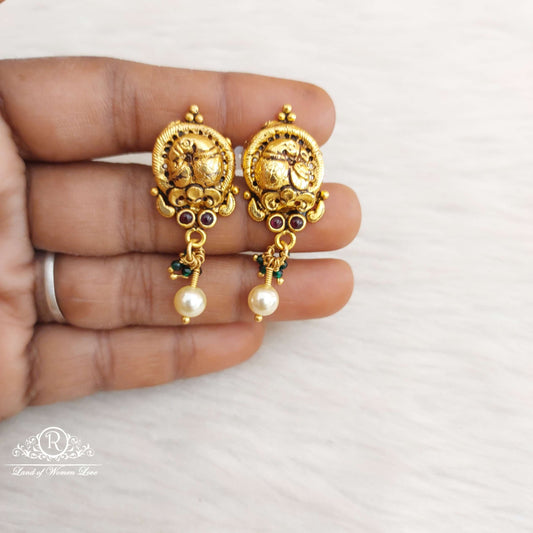 earrings silver peacock earrings-s731 pearl 92.5 silver ramala jewelry / ramala collections