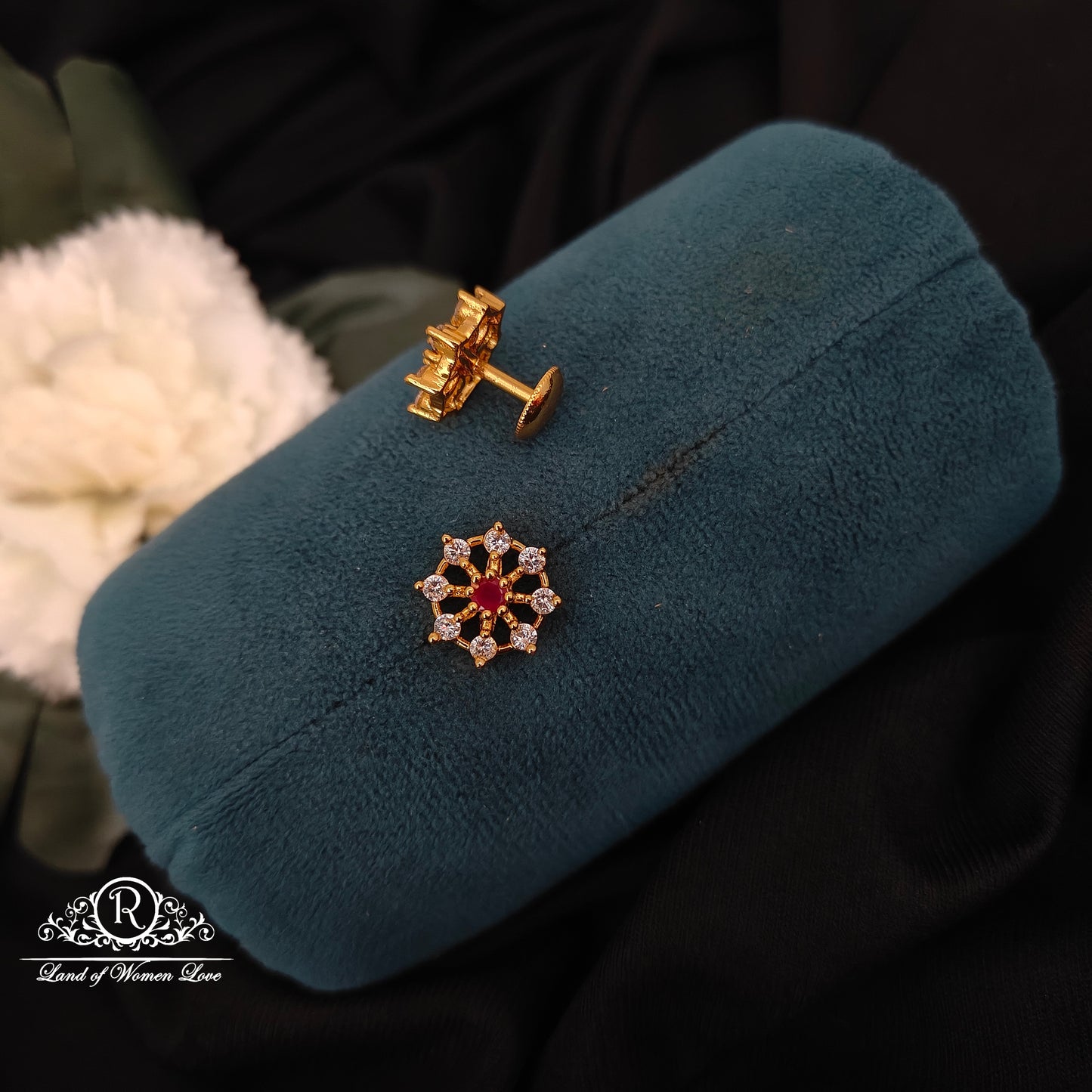 92.5 silver simple and Cute earrings - RCNS036