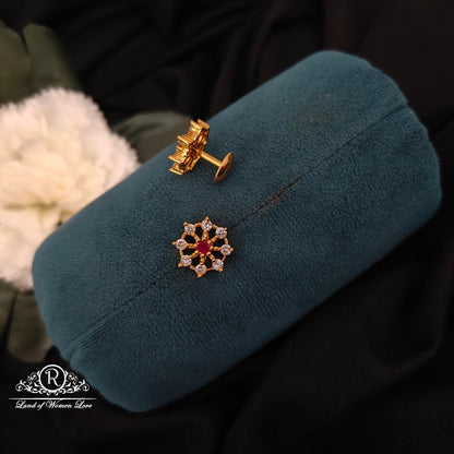 92.5 silver simple and Cute earrings - RCNS036