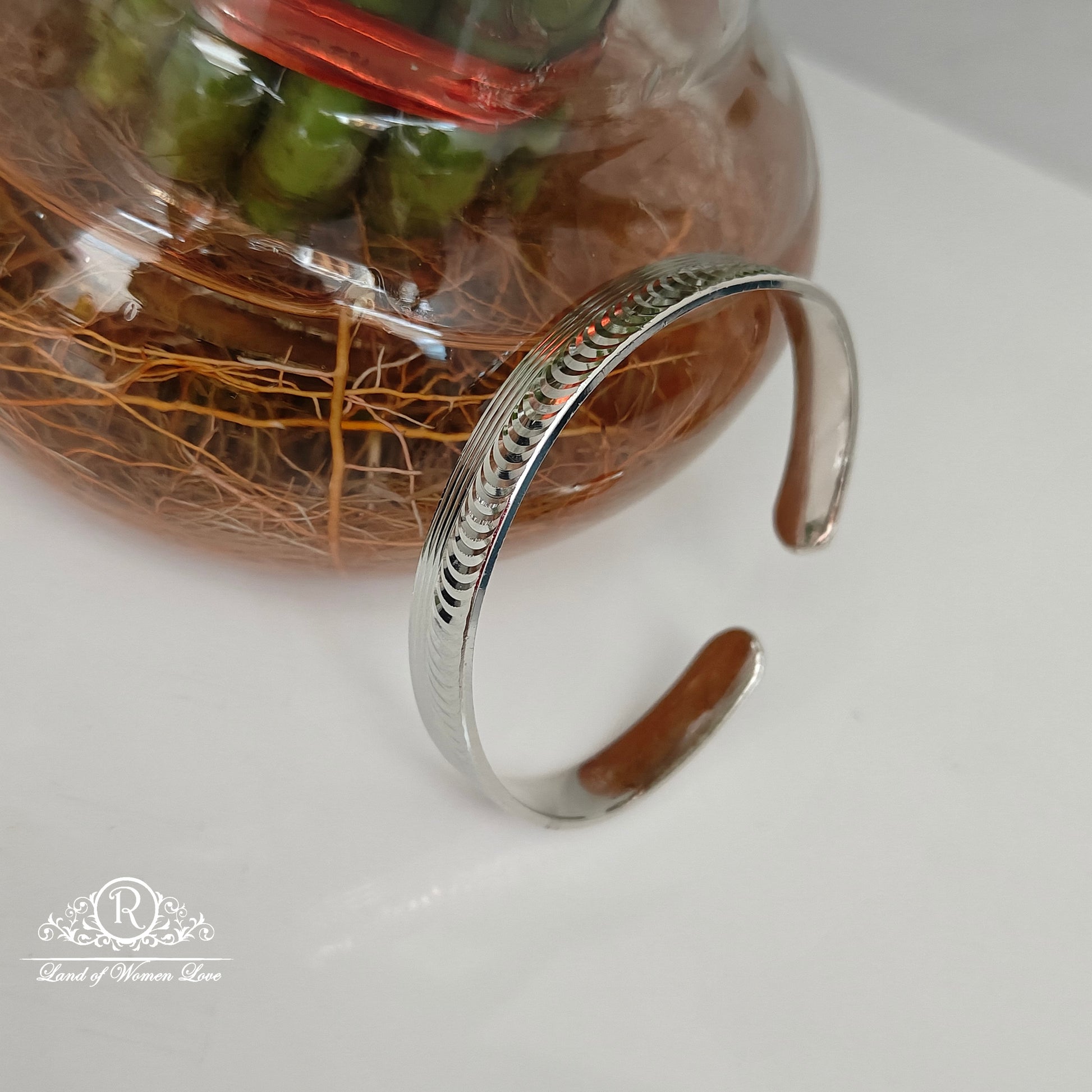 92.5 silver adjustable kada-rcra90 92.5 silver ramala jewelry / ramala collections