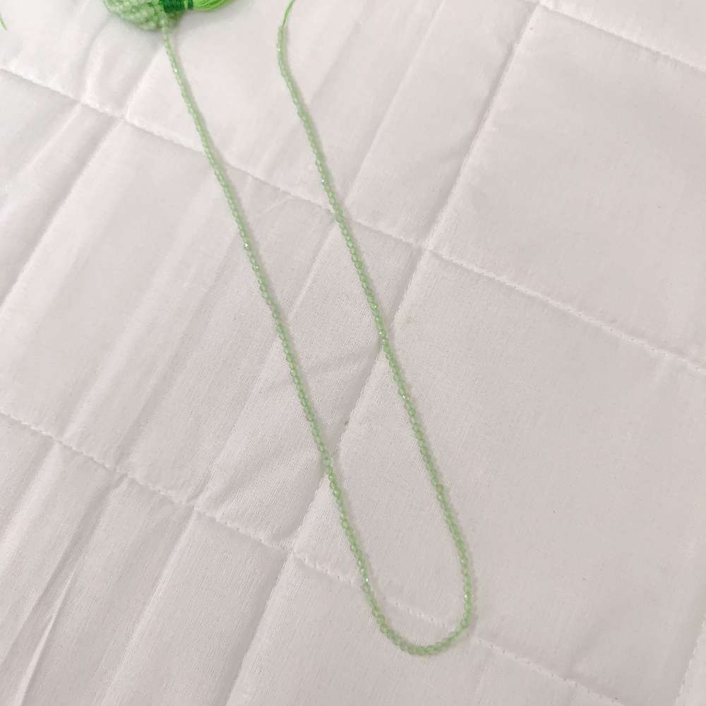 light green colour 2mm beads-rcmb29 92.5 silver ramala jewelry / ramala collections