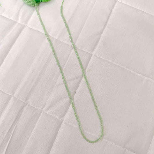 light green colour 2mm beads-rcmb29 92.5 silver ramala jewelry / ramala collections