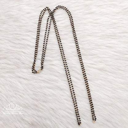 Silver Black Beads-SA302