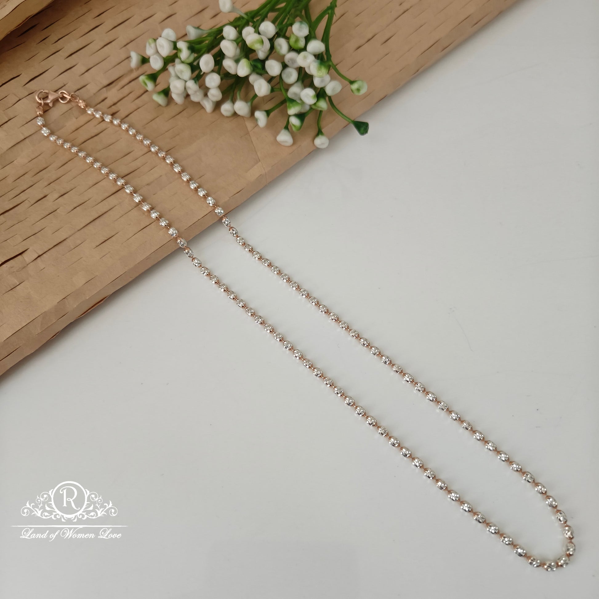92.5 silver simple and cute italian chains - rc061m1278 92.5 silver ramala jewelry / ramala collections