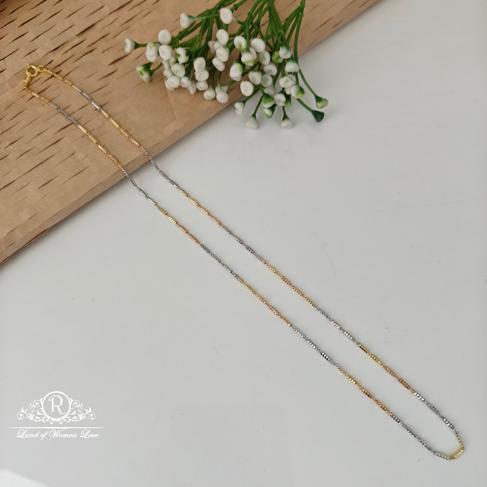 92.5 silver simple and cute italian chains - rc061m1279 92.5 silver ramala jewelry / ramala collections