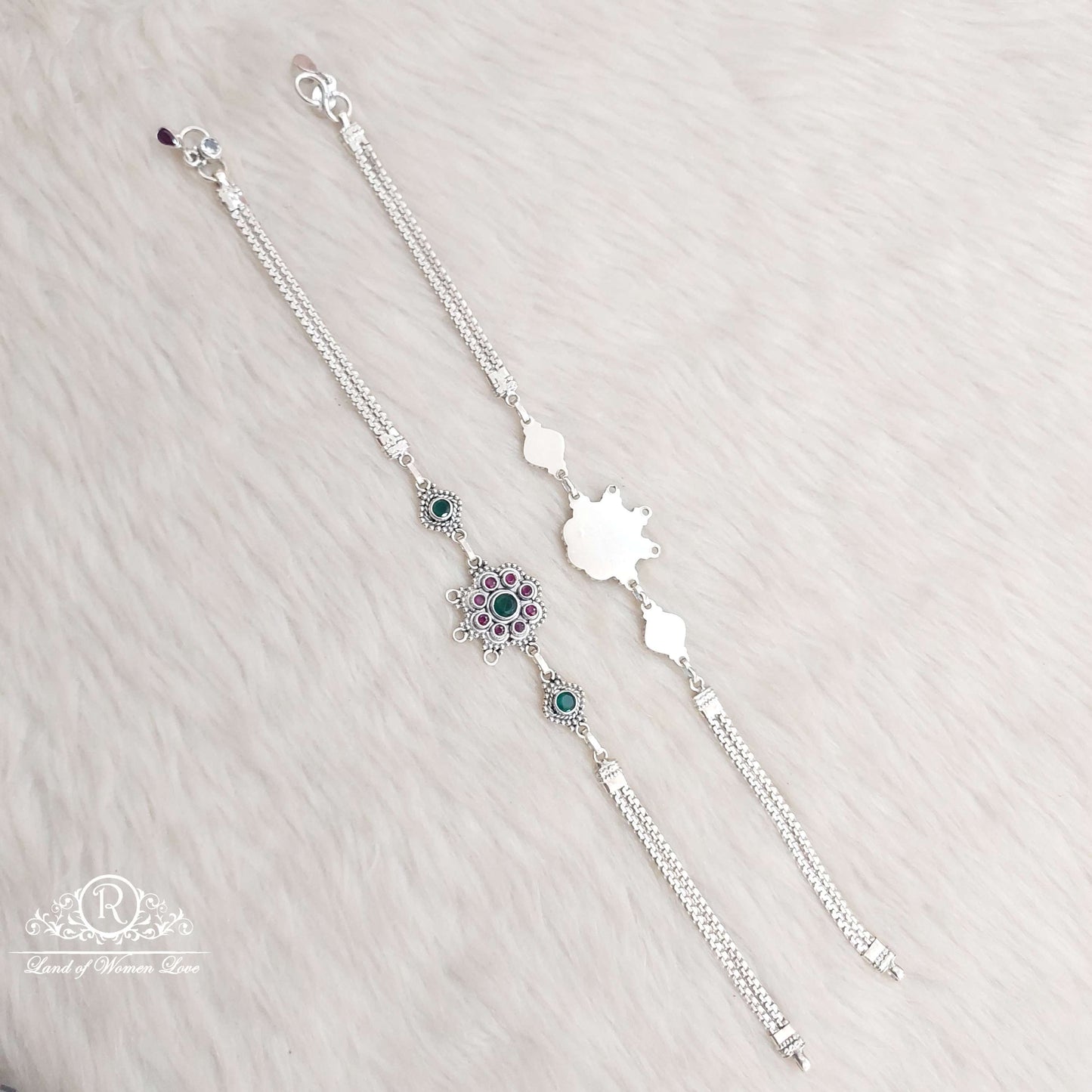 Silver Anklets-RA56