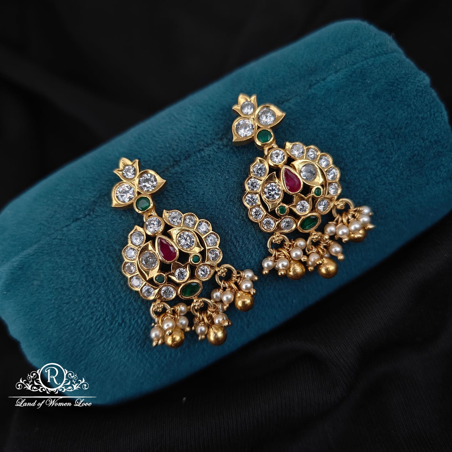 earrings 92.5 silver simple and cute earrings with hangings 92.5 silver ramala jewelry / ramala collections