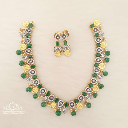 earrings silver black cz- stones earrings with necklace-m206m207 cz 92.5 silver ramala jewelry / ramala collections