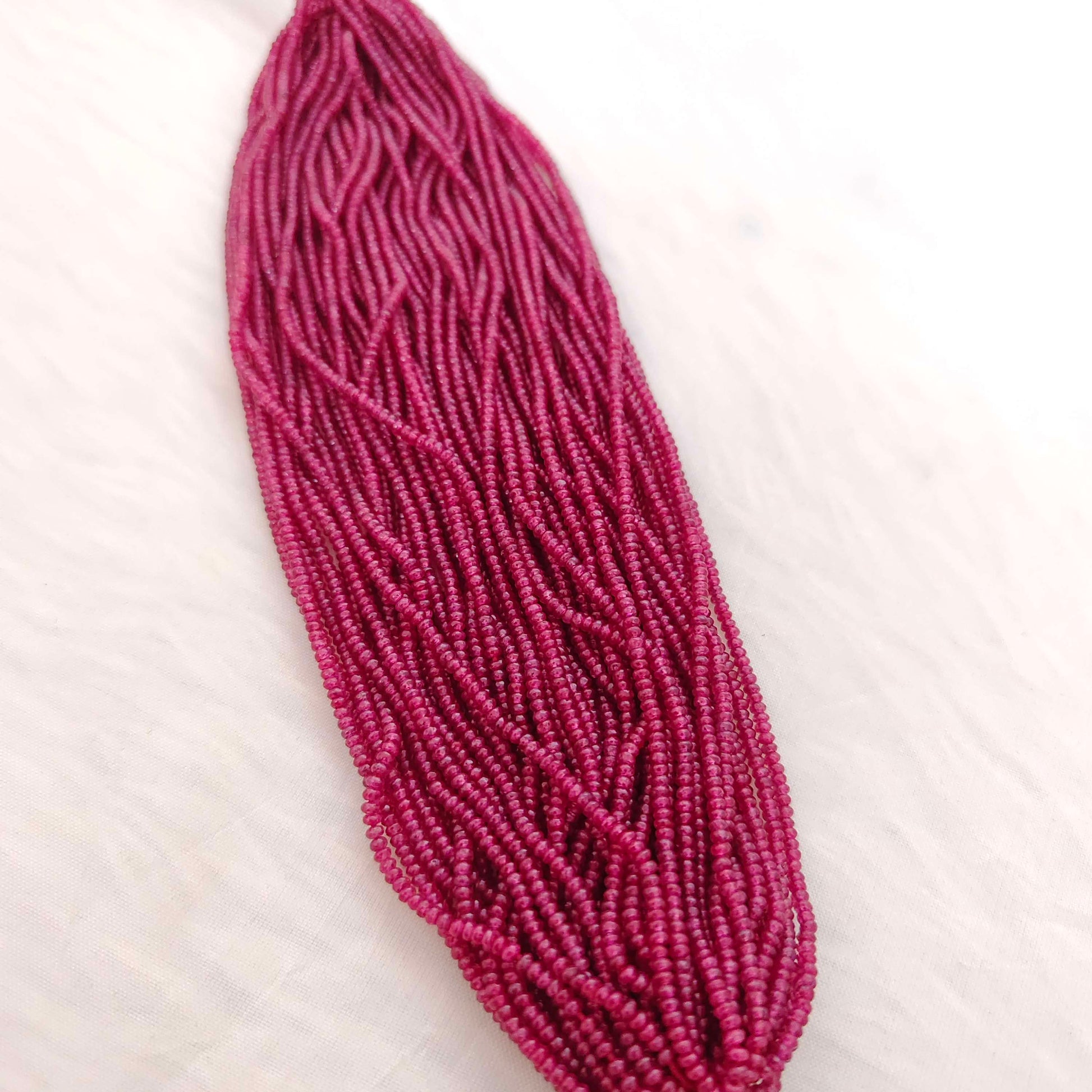 maroon beads -rcmj155 92.5 silver ramala jewelry / ramala collections