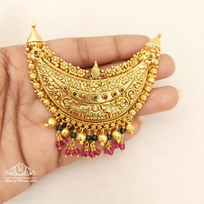 Silver With Antic Finish Locket-V022