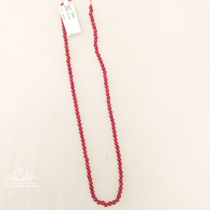 3MM Meroon Zaid Plain Beads-MJ01