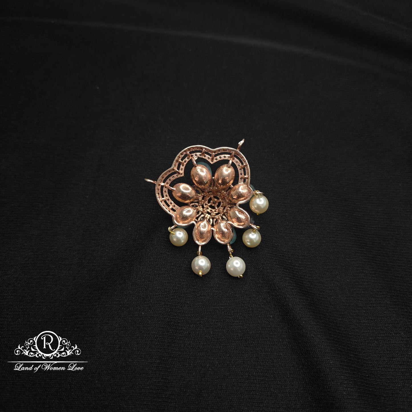 92.5 Silver fusion Rose gold polish Locket-RCM1068