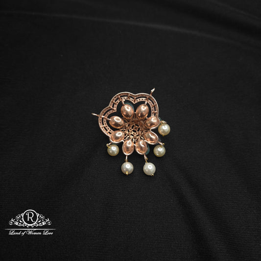 92.5 Silver fusion Rose gold polish Locket-RCM1068