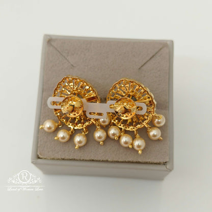 Silver Diamond Replica Design CZ-Stones Earrings-RCCP100