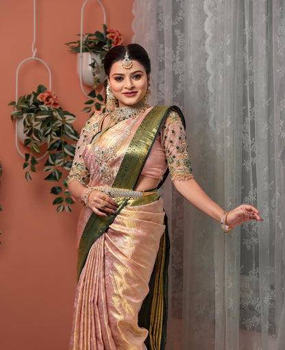 Diamond finishing CZ- stones beautiful Silver Haram-RCCP226