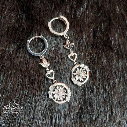 Silver Hanging Earrings-S597