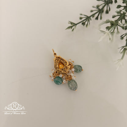 CZ- stones Silver pendant-RCH708