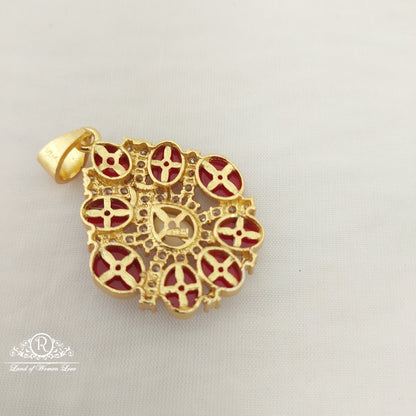 Silver Coral pendant-A010