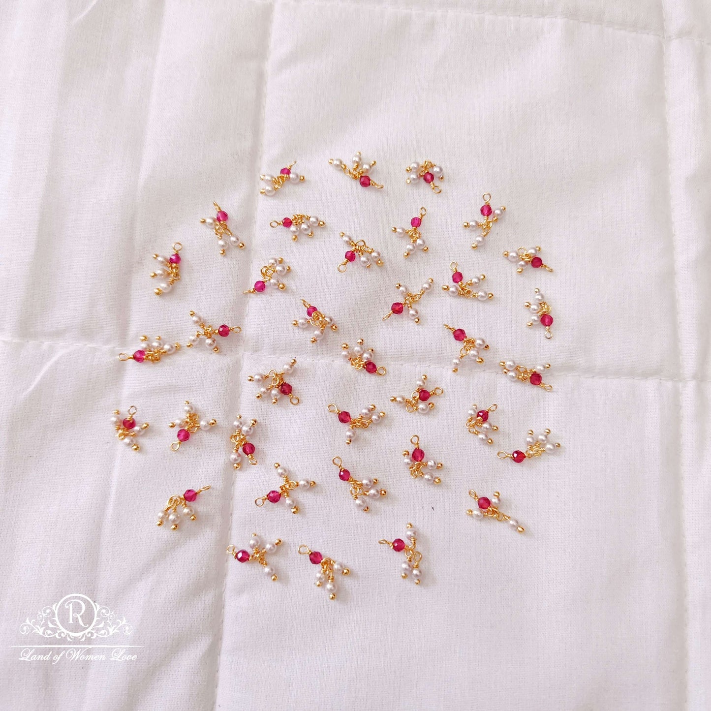 Silver gold polish pears is red -RCJR260