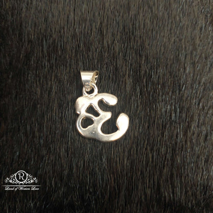 Silver Om Design Locket-SS94