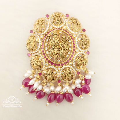 Silver Dasaavatharam Narasimha Swamy Locket-M150