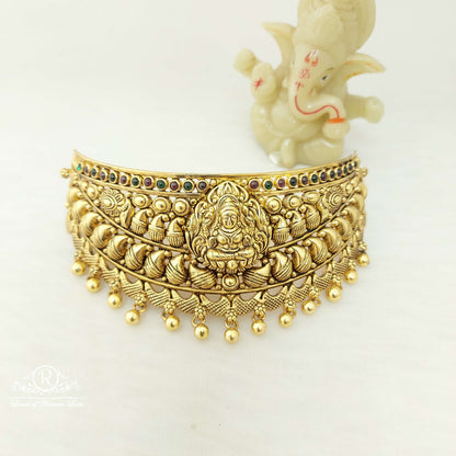 silver lakshmi devi chocker-jr15 92.5 silver ramala jewelry / ramala collections