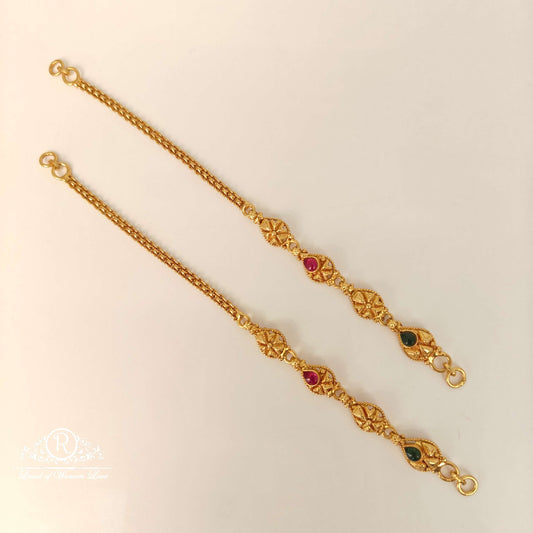 silver ear chains-rc85-70cp093 92.5 silver ramala jewelry / ramala collections