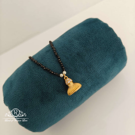 Crystals Silver Black Beads-RCH599