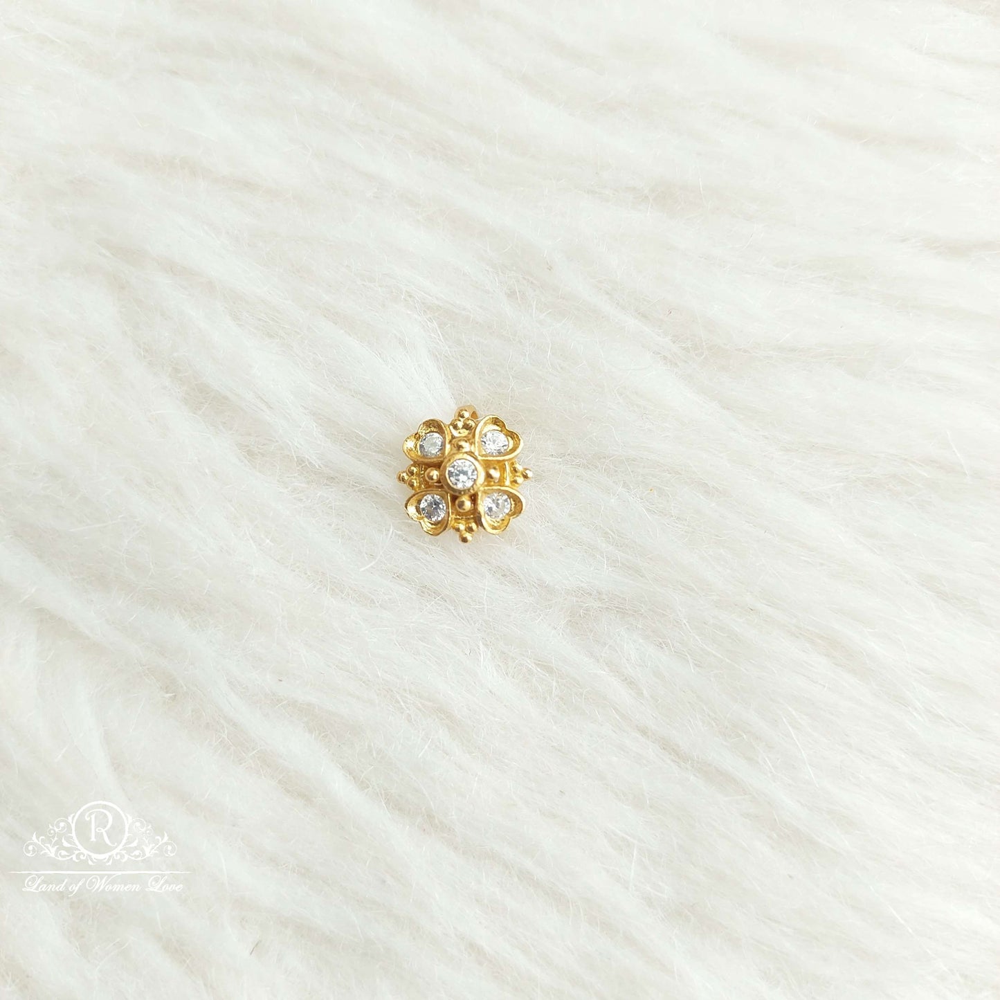 nose pin silver nose pins-sa506-1 92.5 silver ramala jewelry / ramala collections