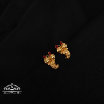 earrings 92.5 silver simple and cute earrings -rccp445-7 92.5 silver ramala jewelry / ramala collections