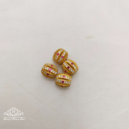 Silver CZ-stone balls-RCC082