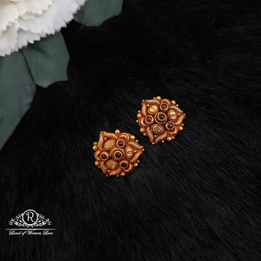 earrings 92.5 silver simple and cute earrings - rcm1175 92.5 silver ramala jewelry / ramala collections