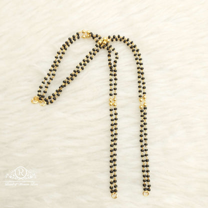 Silver Black Beads-JR18