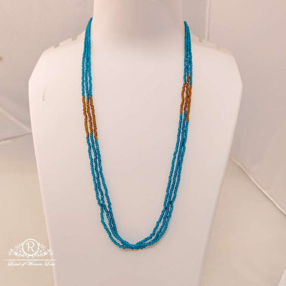 chain peacock green colour beads chain-rch200 92.5 silver ramala jewelry / ramala collections