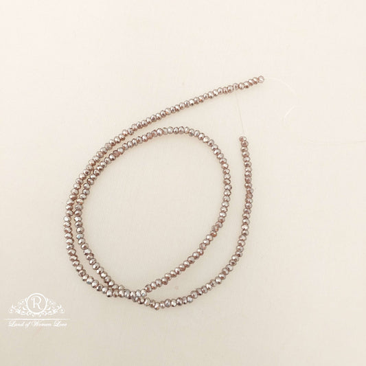 2mm crystal aaa beads-mj17 92.5 silver ramala jewelry / ramala collections