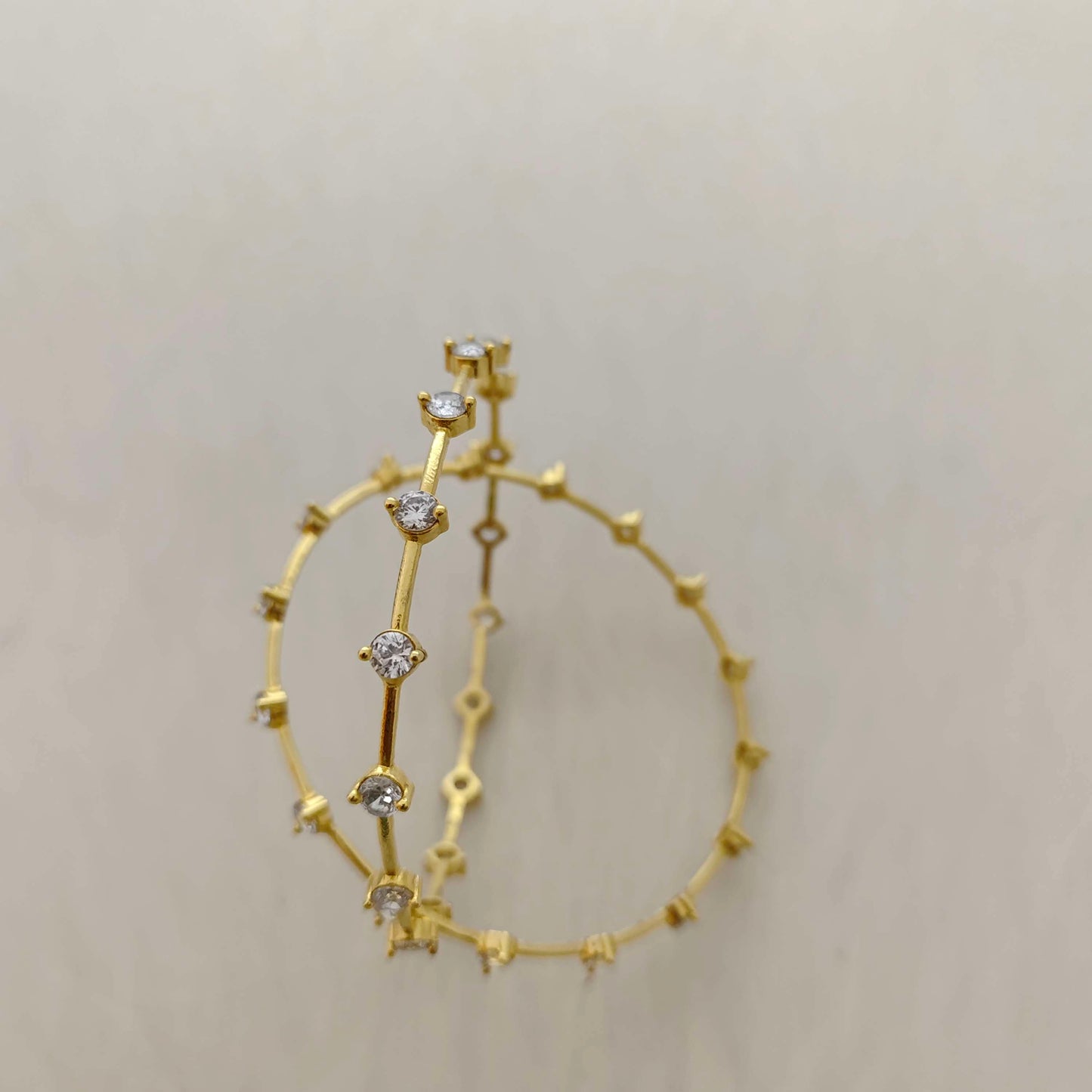 Silver diamond replica bangles-RCT184