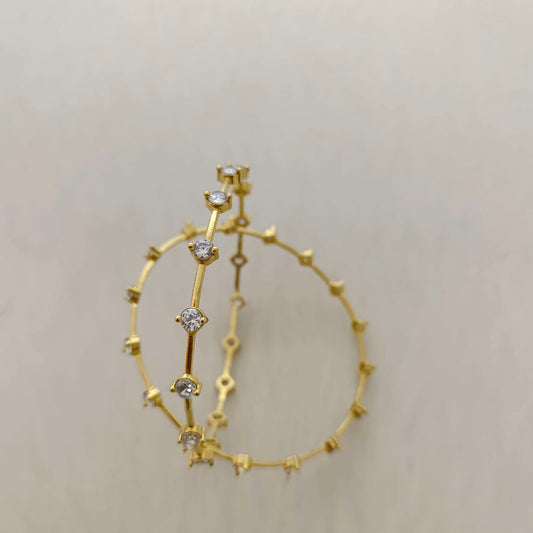 Silver diamond replica bangles-RCT184