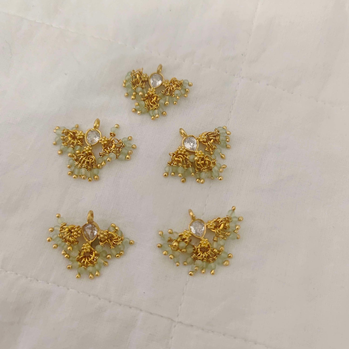 Silver small pendant accessories -RCJR447